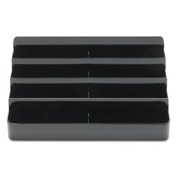 deflecto® 8-tier Recycled Business Card Holder, Holds 400 Cards, 7.88 X 3.88 X 3.38, Plastic, Black freeshipping - TVN Wholesale